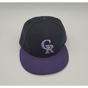 New Era Colorado Rockies Hat 59Fifty 7 1/8 Authentic Collection On Field
